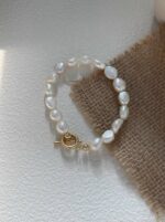 Soft Mist Collection | Twilight Baroque Pearl Bracelet