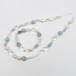 Deep Sea Blue Tones · Blue Crystal Secret Necklace - Image 2
