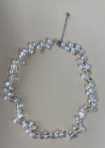 Floating Luster Collection | Baroque Pearl & Clear Quartz Necklace - Image 3