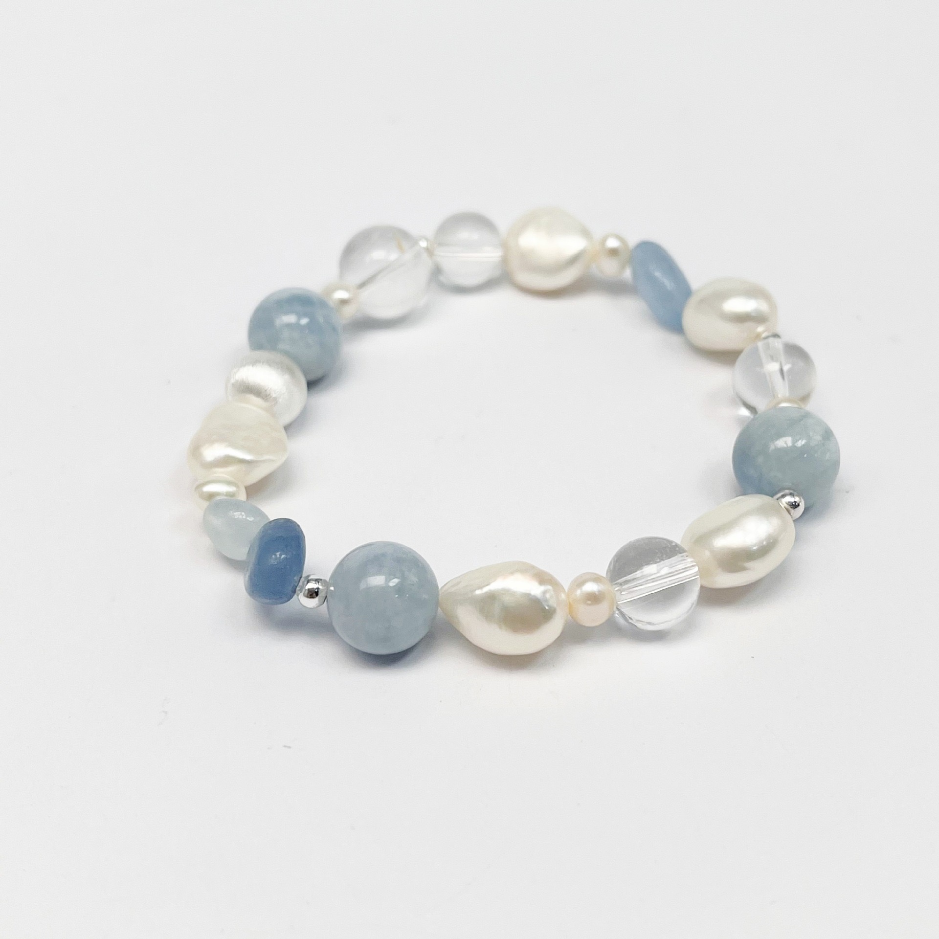 333 Deep Ocean Blues · Crystal Whisper Bracelet - Image 1