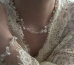 Floating Luster Collection | Baroque Pearl & Clear Quartz Necklace - Image 5