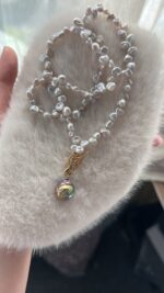 Twilight Purple Baroque Haute Couture Necklace - Image 7
