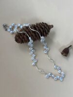 Soft Mist Geometric Wave Baroque Pearl Necklace - Image 7