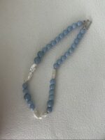 Deep Sea Blue Series | Aquamarine Pearl Clavicle Necklace - Image 4