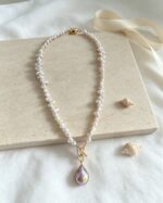 Twilight Purple Baroque Haute Couture Necklace - Image 3
